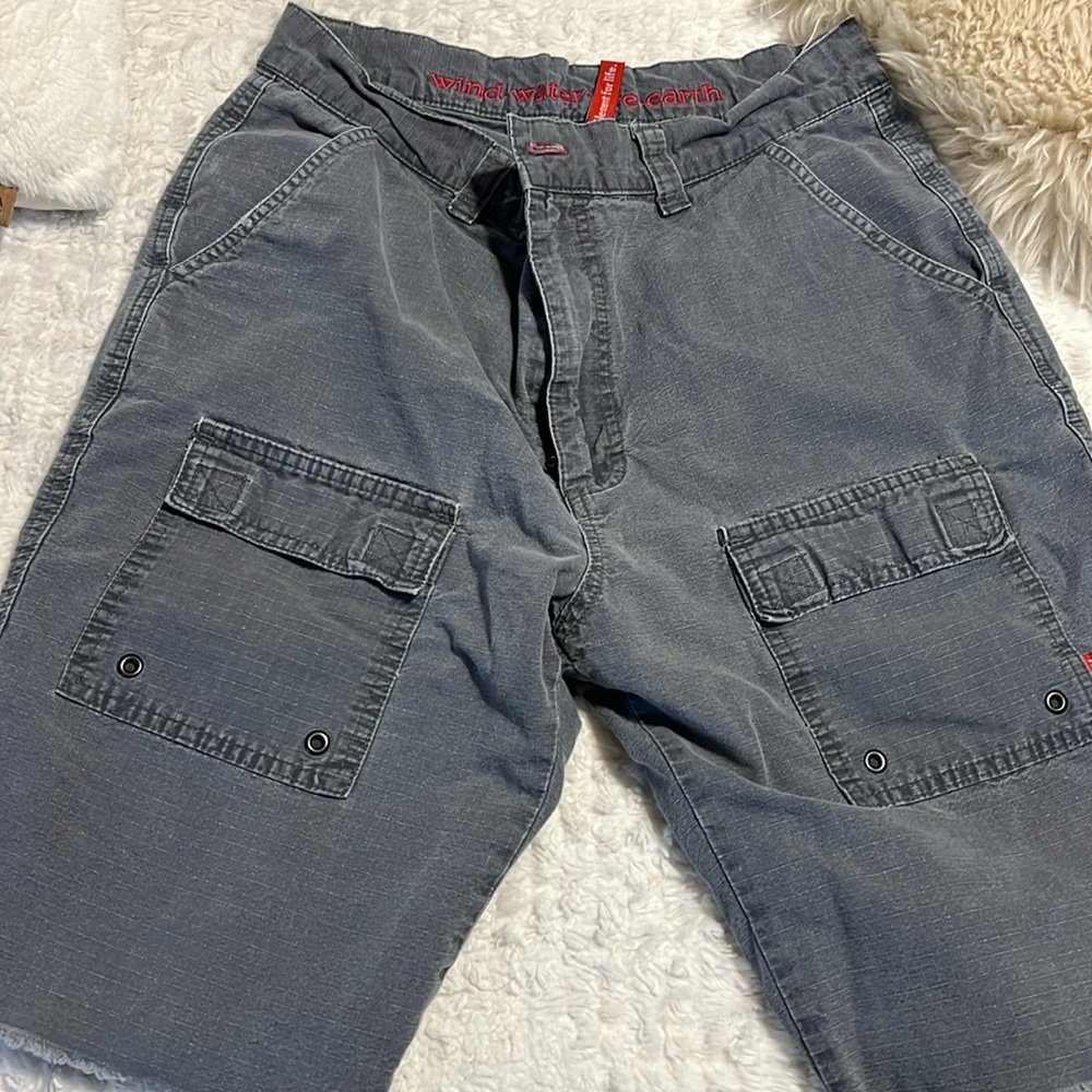 Element brand cutoff board shorts
